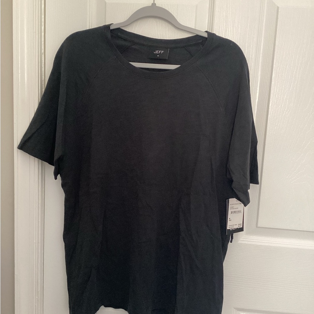 Black Men's Crew Neck Tee